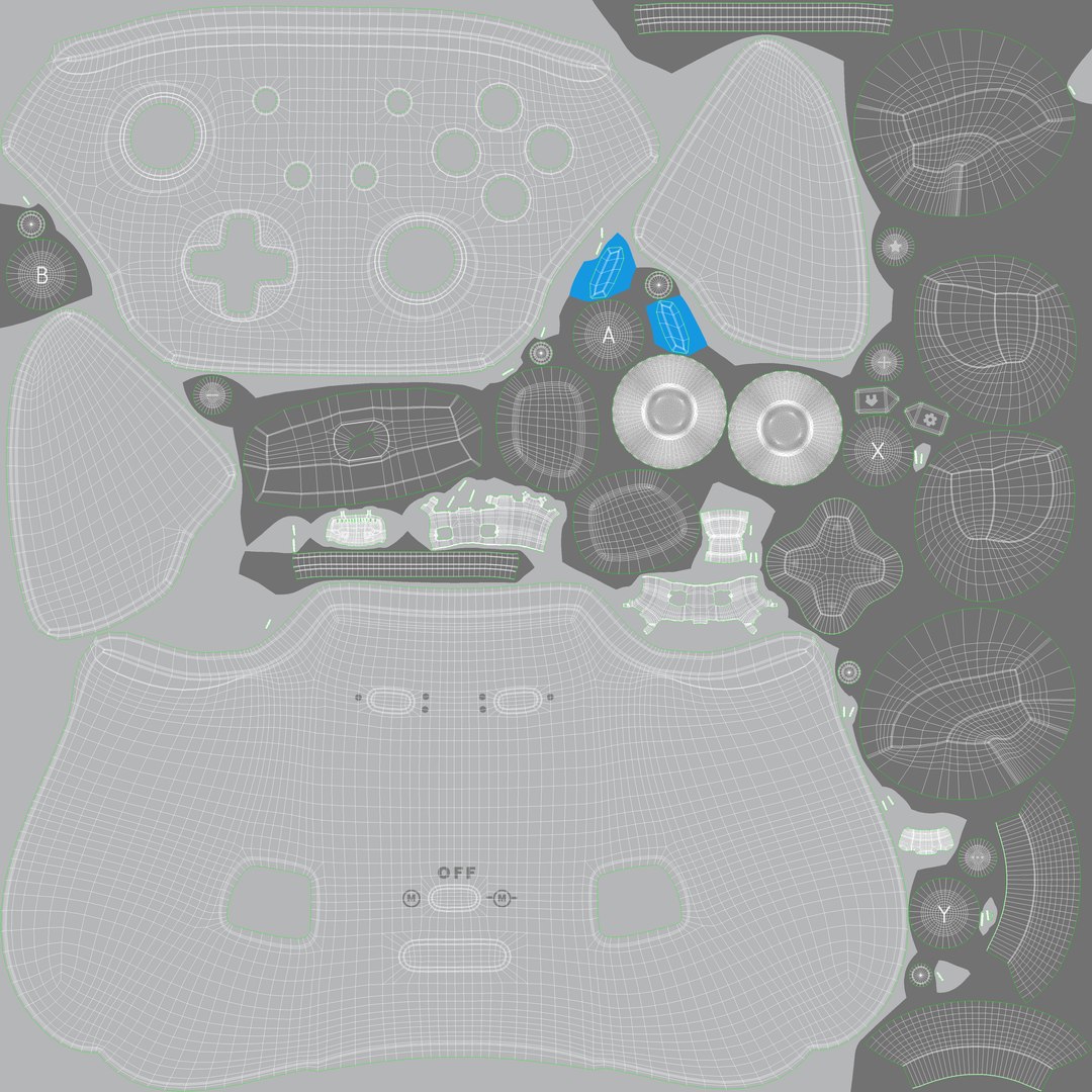 Video Game Controller 3D Model - TurboSquid 2342906