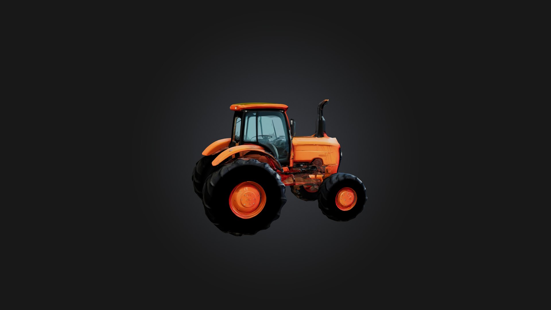 3D Cartoon Tractor - TurboSquid 2291814