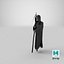 3D Grim Reaper Holding a Scythe model