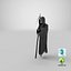 3D Grim Reaper Holding a Scythe model
