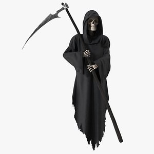 Grim Reaper Holding a Scythe
