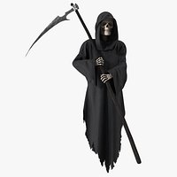Grim Reaper Holding a Scythe