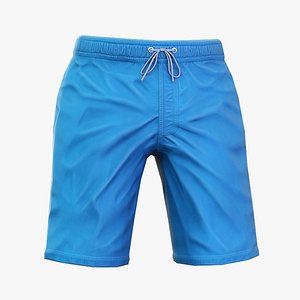 3D model beach shorts