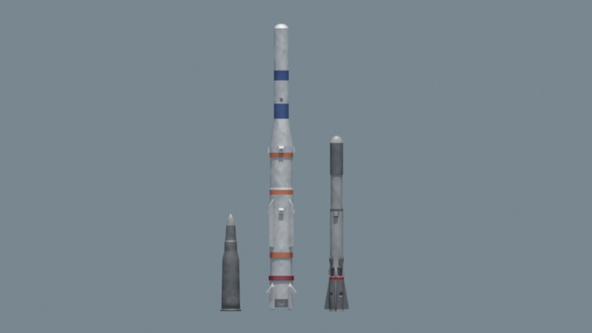 3d Object Missile Tank Bullet