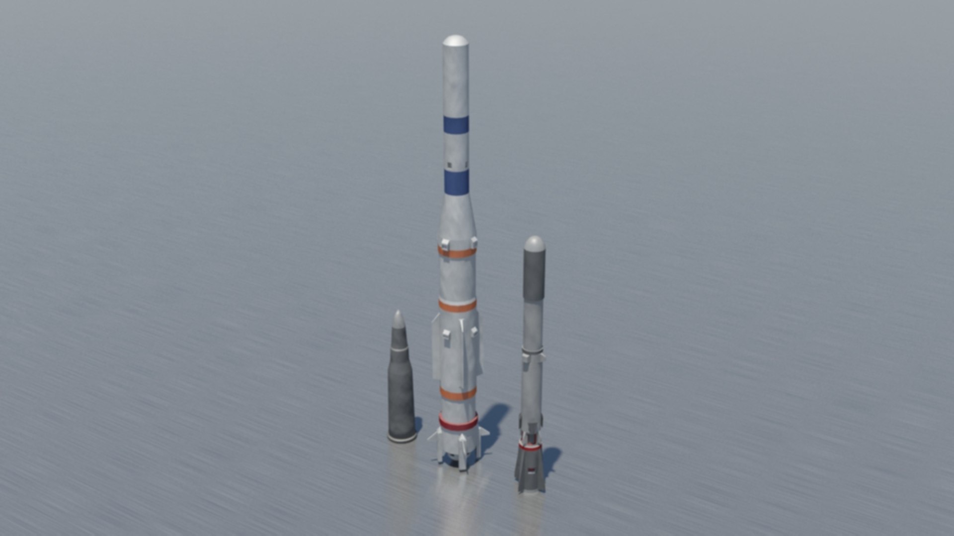 3d Object Missile Tank Bullet