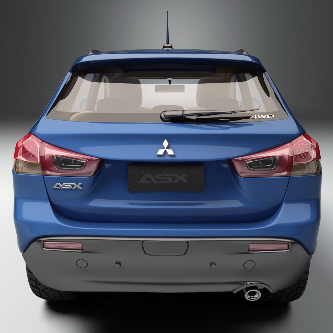 3d model mitsubishi asx