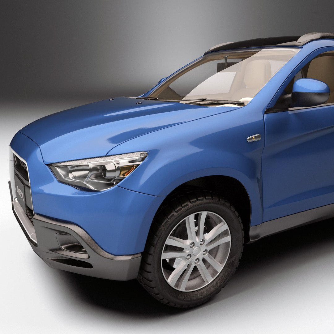 3d model mitsubishi asx