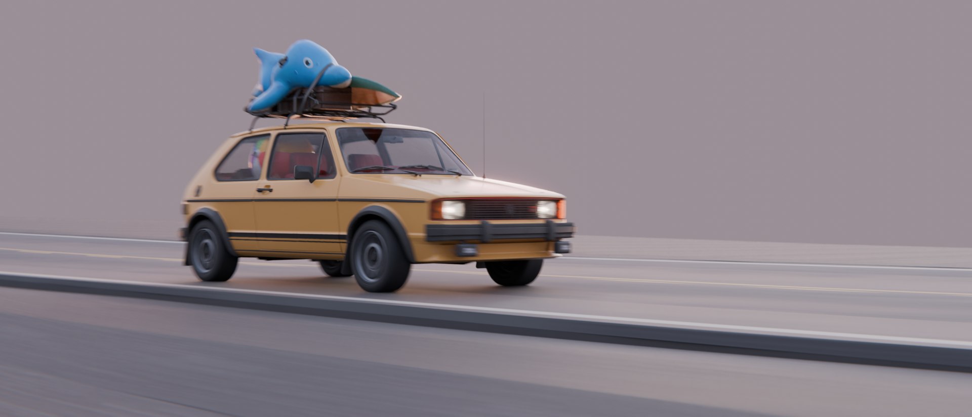 3D 1984 VW Mk1 Rabbit GTi - TurboSquid 2182395