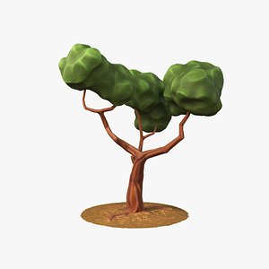 3D Stylized Tree V10 model