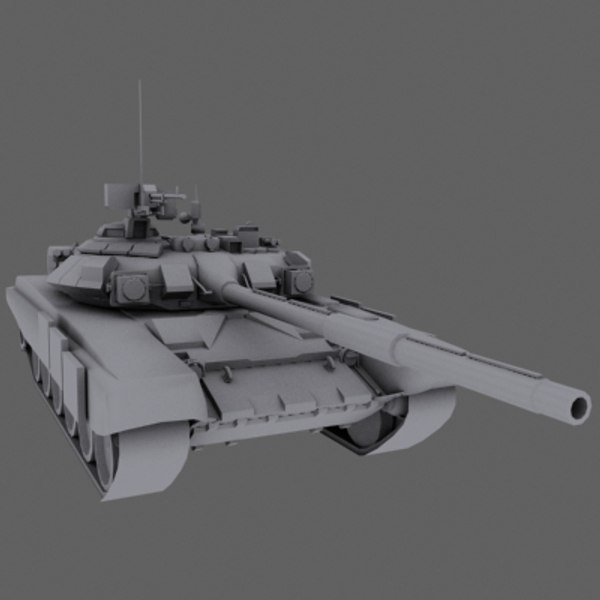 3D модель Русская модель игры Т-90 MBT - TurboSquid 444623