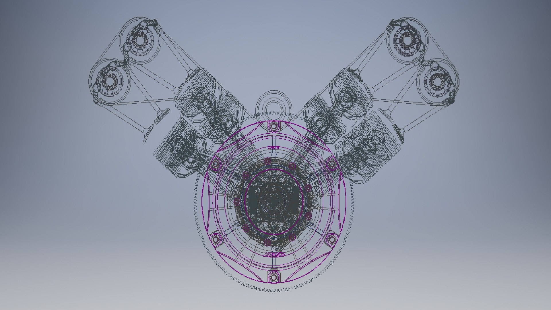3D W16 Crankshaft Engine - TurboSquid 2211020