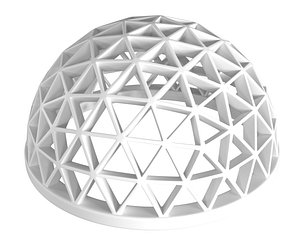 Geodesic Dome 3 3D Print Model