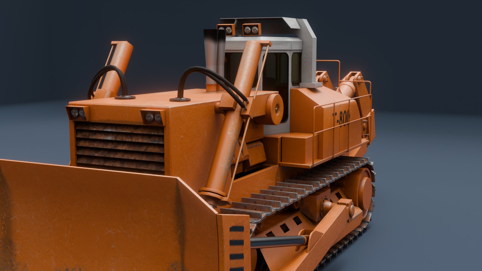 T-800 Bulldozer 3D Model - TurboSquid 2433675