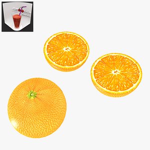 Orange Low-Poly
