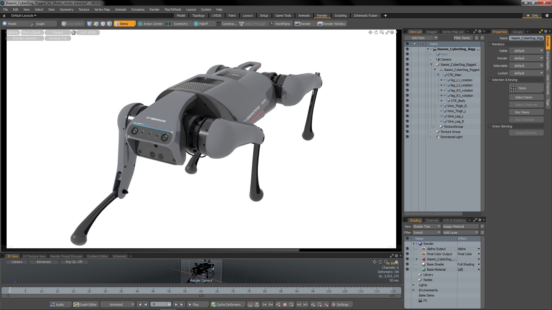 Xiaomi Cyberdog Rigged for Modo 3D https://p.turbosquid.com/ts-thumb/6u/kLfdDl/zW/xiaomicyberdogriggedformodo3dsmodel004/jpg/1660217294/1920x1080/fit_q87/dbf211ce1089e2f6b831f815a821f5bfaa02c721/xiaomicyberdogriggedformodo3dsmodel004.jpg