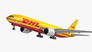 3D Boeing 777-F DHL model