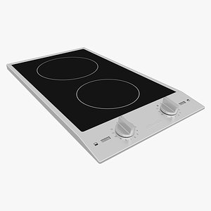 Miele CS 1112 electric cooktop - Low-poly Photorealistic PBR Low-poly 3D model