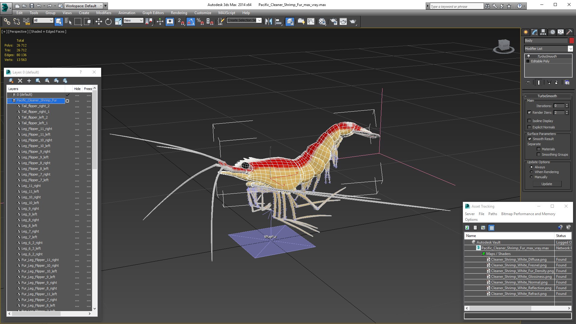 Pacific Cleaner Shrimp Fur model https://p.turbosquid.com/ts-thumb/6u/liVRrU/Fy/pacificcleanershrimpfur3dsmodel019/jpg/1655514195/1920x1080/fit_q87/a8537962d903f2402e3f969bcb7e7ae11fbf2e73/pacificcleanershrimpfur3dsmodel019.jpg