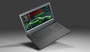 Toshiba Laptop 3D model