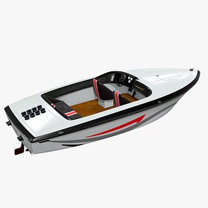Speedboat Low-poly PBR