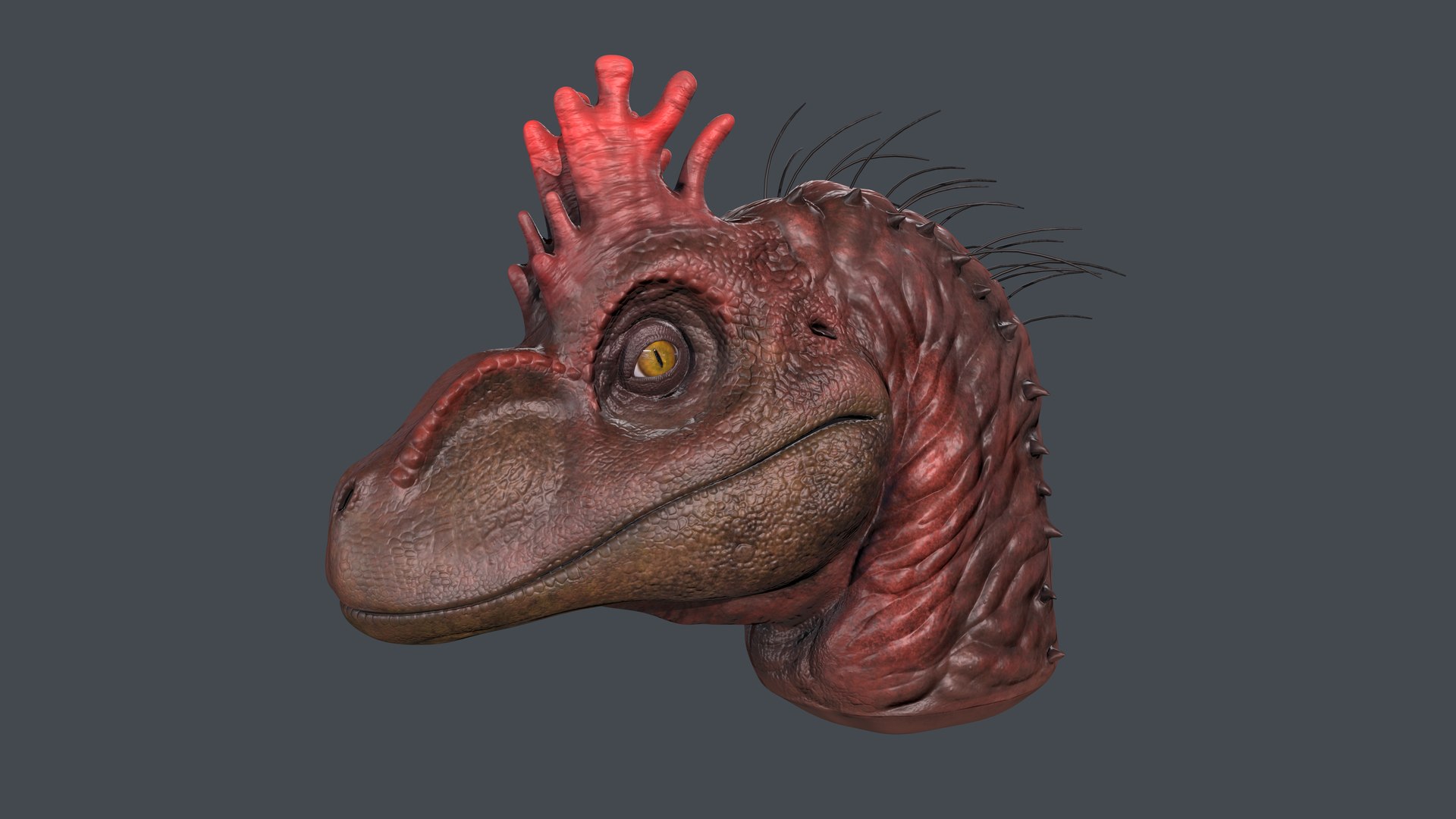 Velociraptor Head 3D Model - TurboSquid 1736757