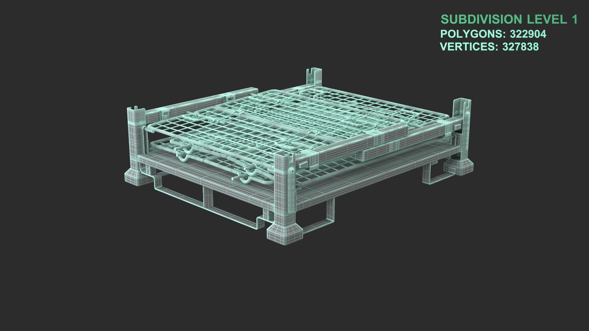 Mesh Cage Folded model https://p.turbosquid.com/ts-thumb/6u/s0UFJH/D6/wireframe_0006/jpg/1732692785/1920x1080/fit_q87/03e18f871a38208023d49fe473b96dbaf71c5179/wireframe_0006.jpg