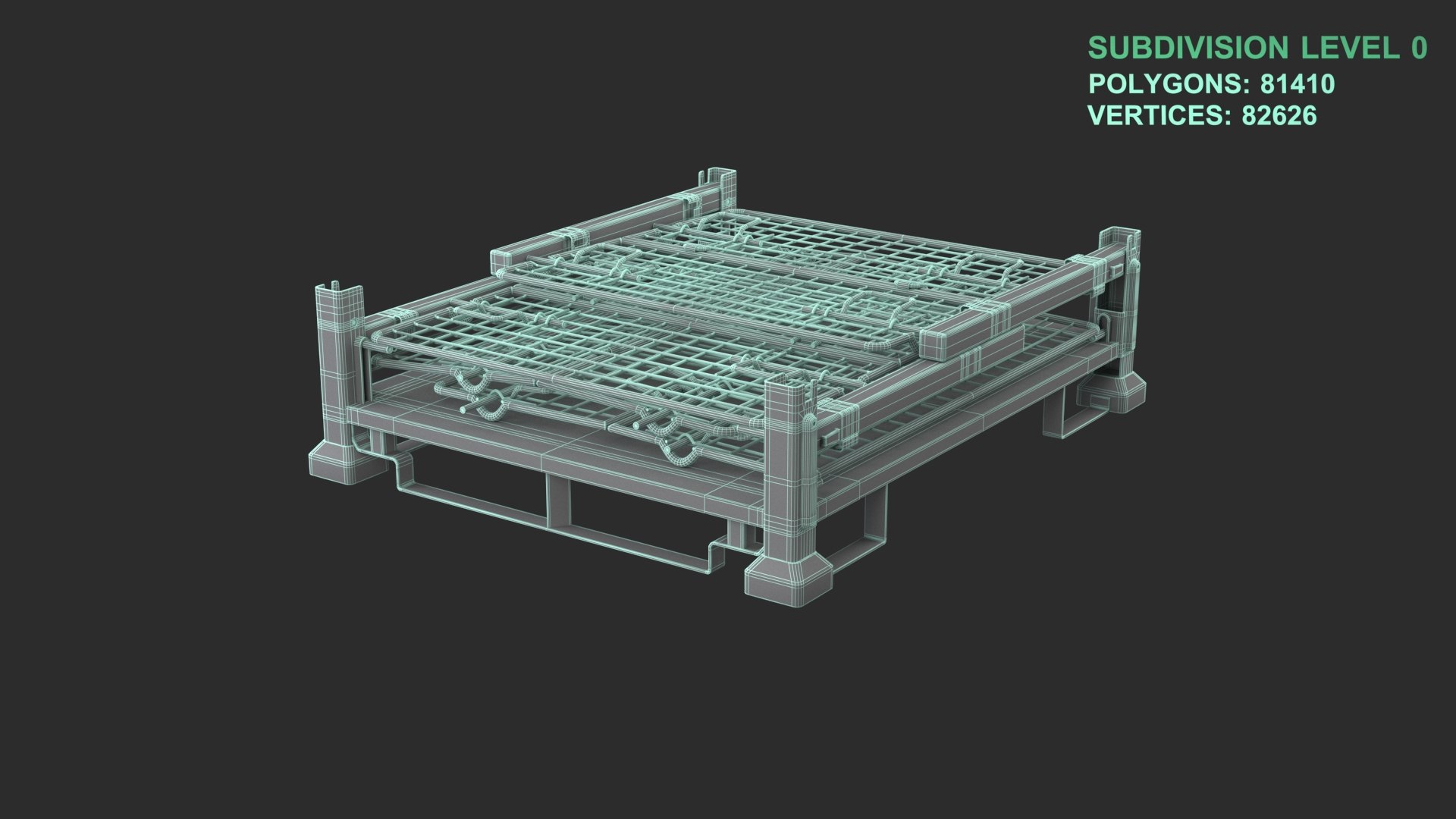 Mesh Cage Folded model https://p.turbosquid.com/ts-thumb/6u/s0UFJH/jN/wireframe_0007/jpg/1732692786/1920x1080/fit_q87/f61d52a0c4980ce77ed43dab3f63f2131f012fd9/wireframe_0007.jpg