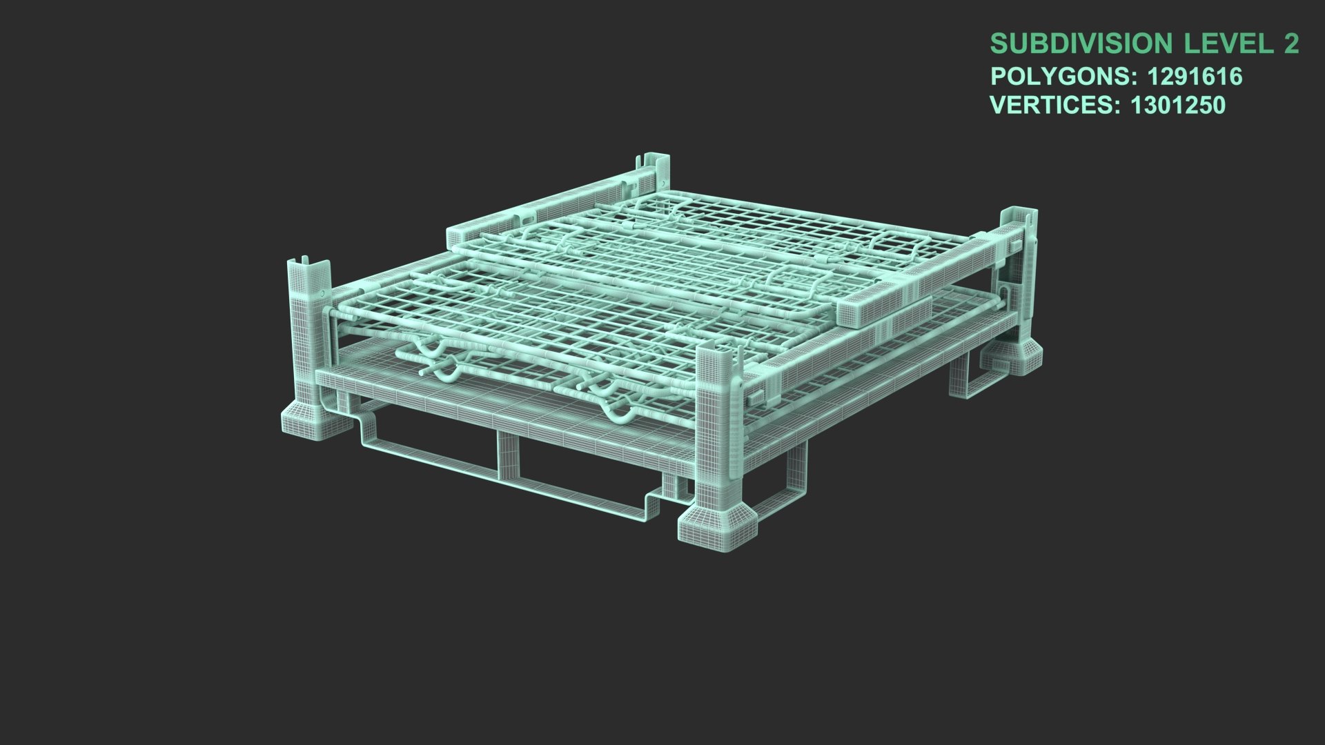 Mesh Cage Folded model https://p.turbosquid.com/ts-thumb/6u/s0UFJH/jY/wireframe_0001/jpg/1732692784/1920x1080/fit_q87/ad52361b5dc2605cc973caf8d52d7dd5f23da2b3/wireframe_0001.jpg