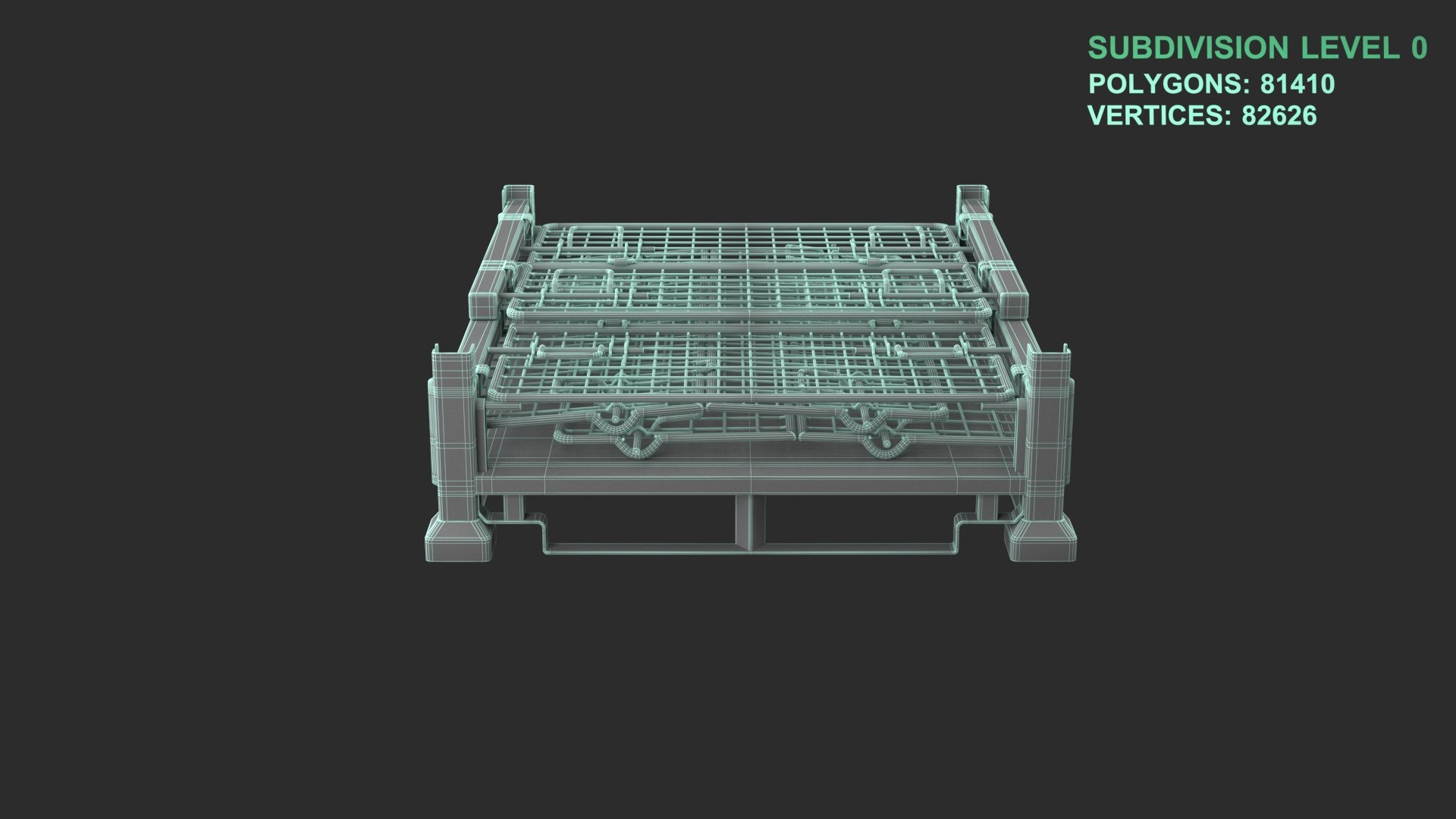Mesh Cage Folded model https://p.turbosquid.com/ts-thumb/6u/s0UFJH/sA/wireframe_0008/jpg/1732692786/1920x1080/fit_q87/304c05c0eaaa67ee8f16a85bb3c87b2828eb69b3/wireframe_0008.jpg