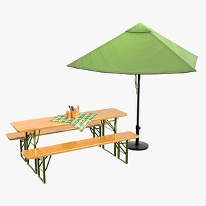 cafe furniture 3D model