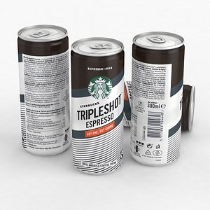 Beverage Can Starbucks Tripleshot Espresso 330ml 2022 3D model