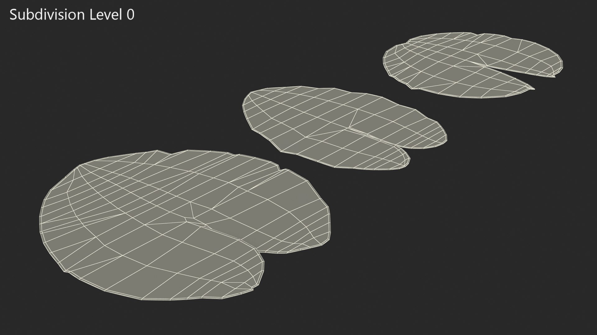 Set of Water Lily Leaves 3D model https://p.turbosquid.com/ts-thumb/6v/1BxPiK/jS/water_lily_leaf_set_0006/jpg/1776911668/1920x1080/fit_q87/2ac0fbb390c67d0146d29b854dd1dc2a22eb57ce/water_lily_leaf_set_0006.jpg