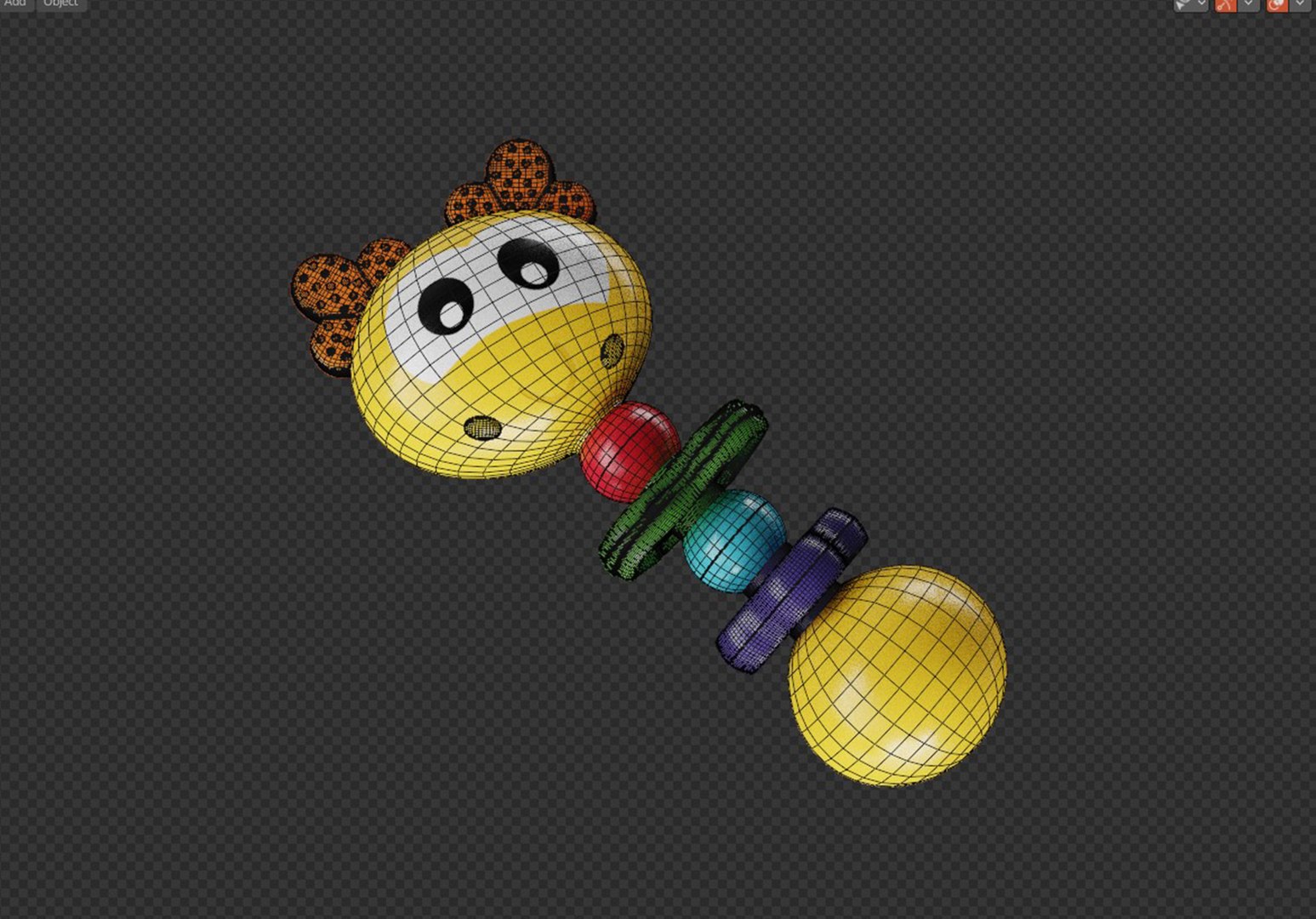 Baby Rattle 01 3D - TurboSquid 2113730