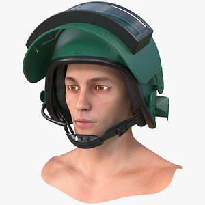 Altyn K6-3 Military Helmet on Male Head