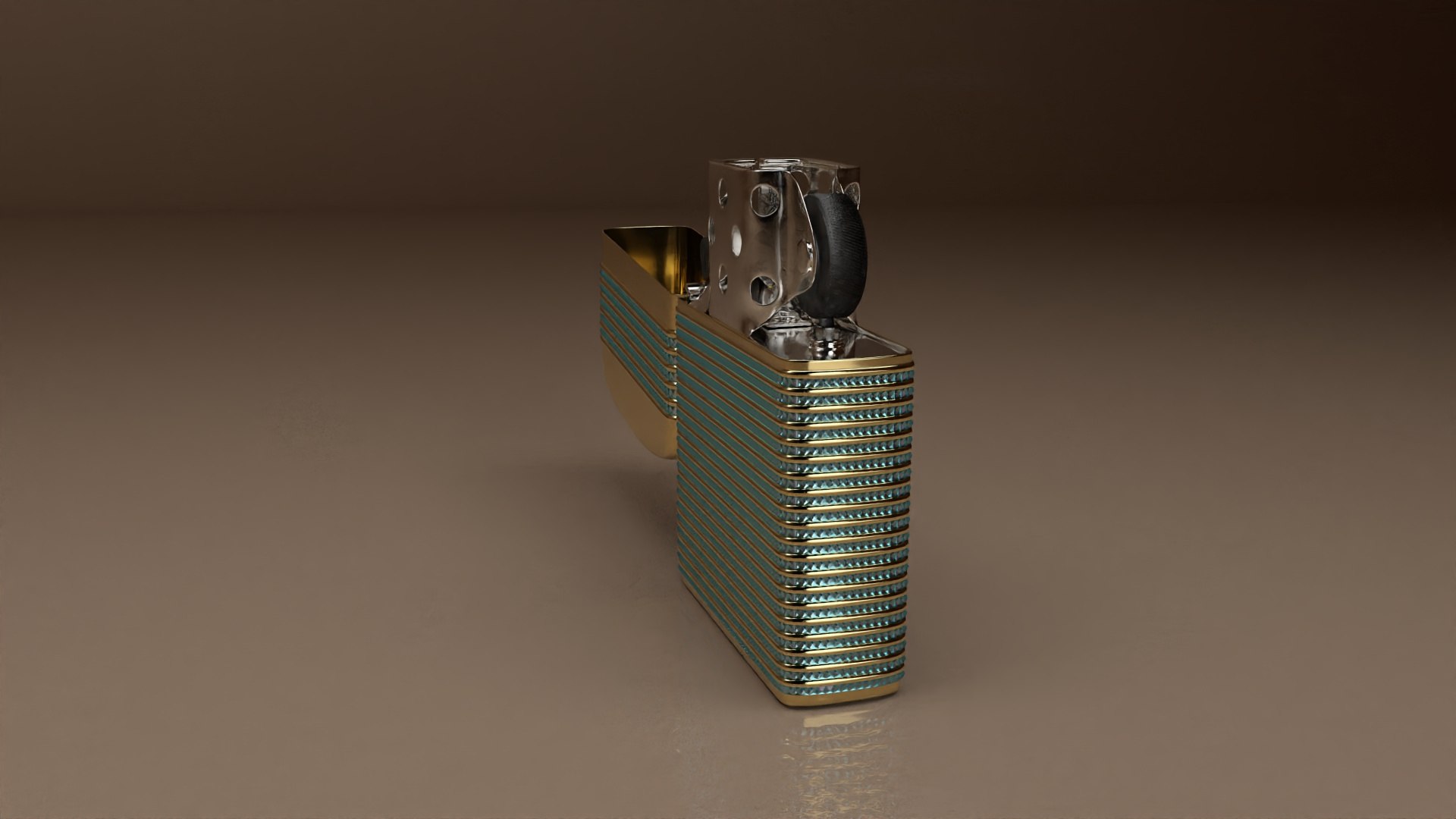 Gasoline Lighter Similar To Zippo 3D TurboSquid 1945537