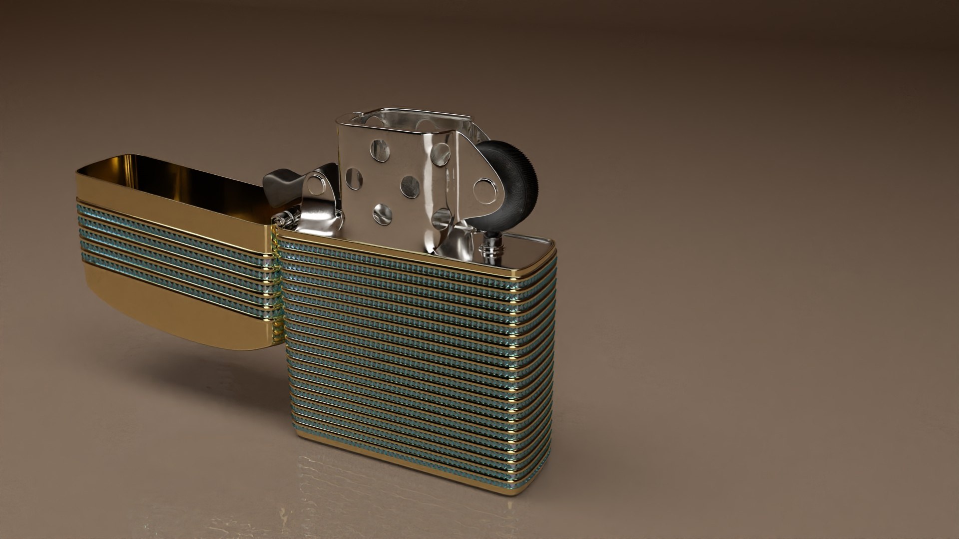 Gasoline Lighter Similar To Zippo 3D TurboSquid 1945537