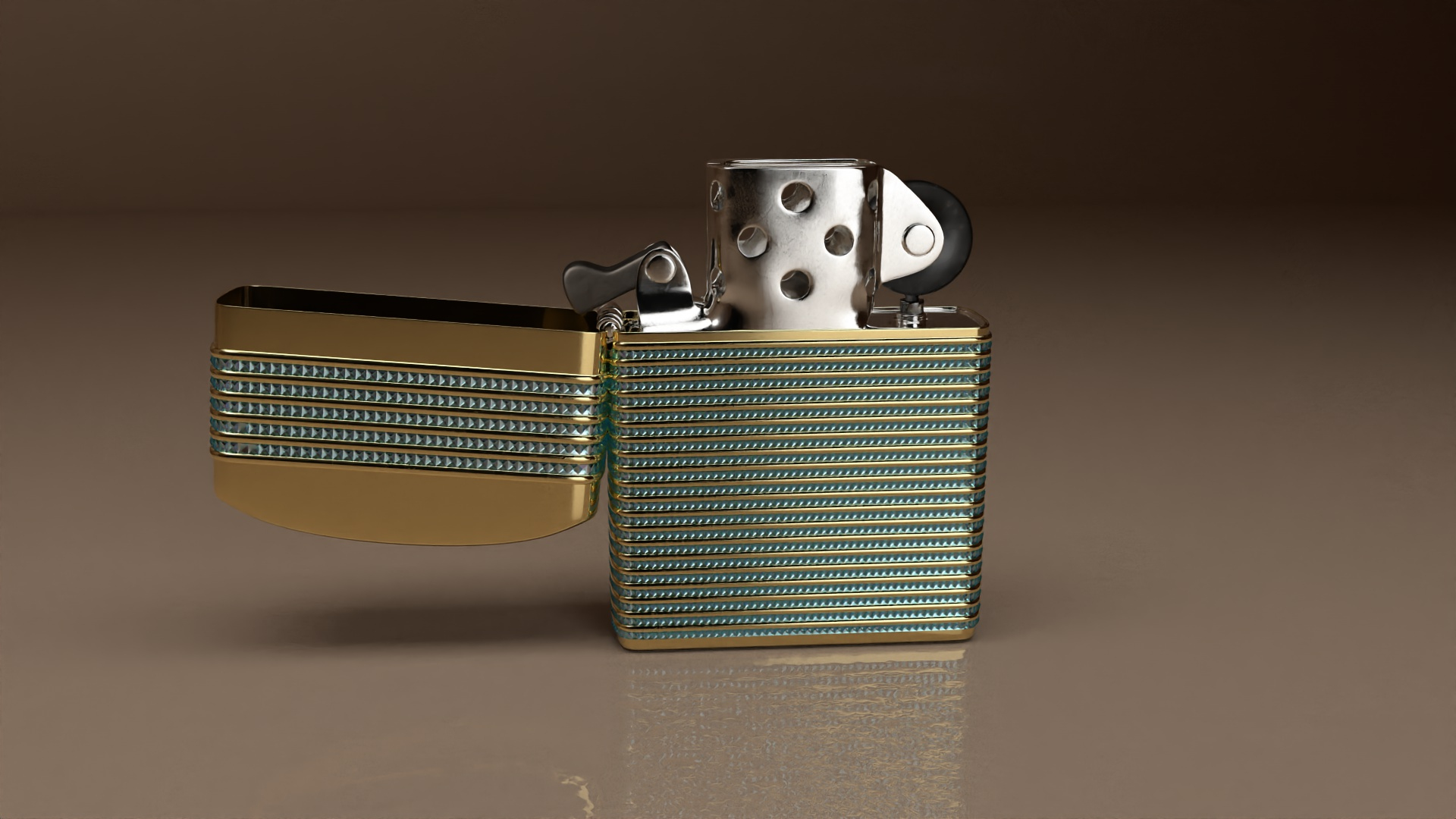 Gasoline Lighter Similar To Zippo 3D TurboSquid 1945537