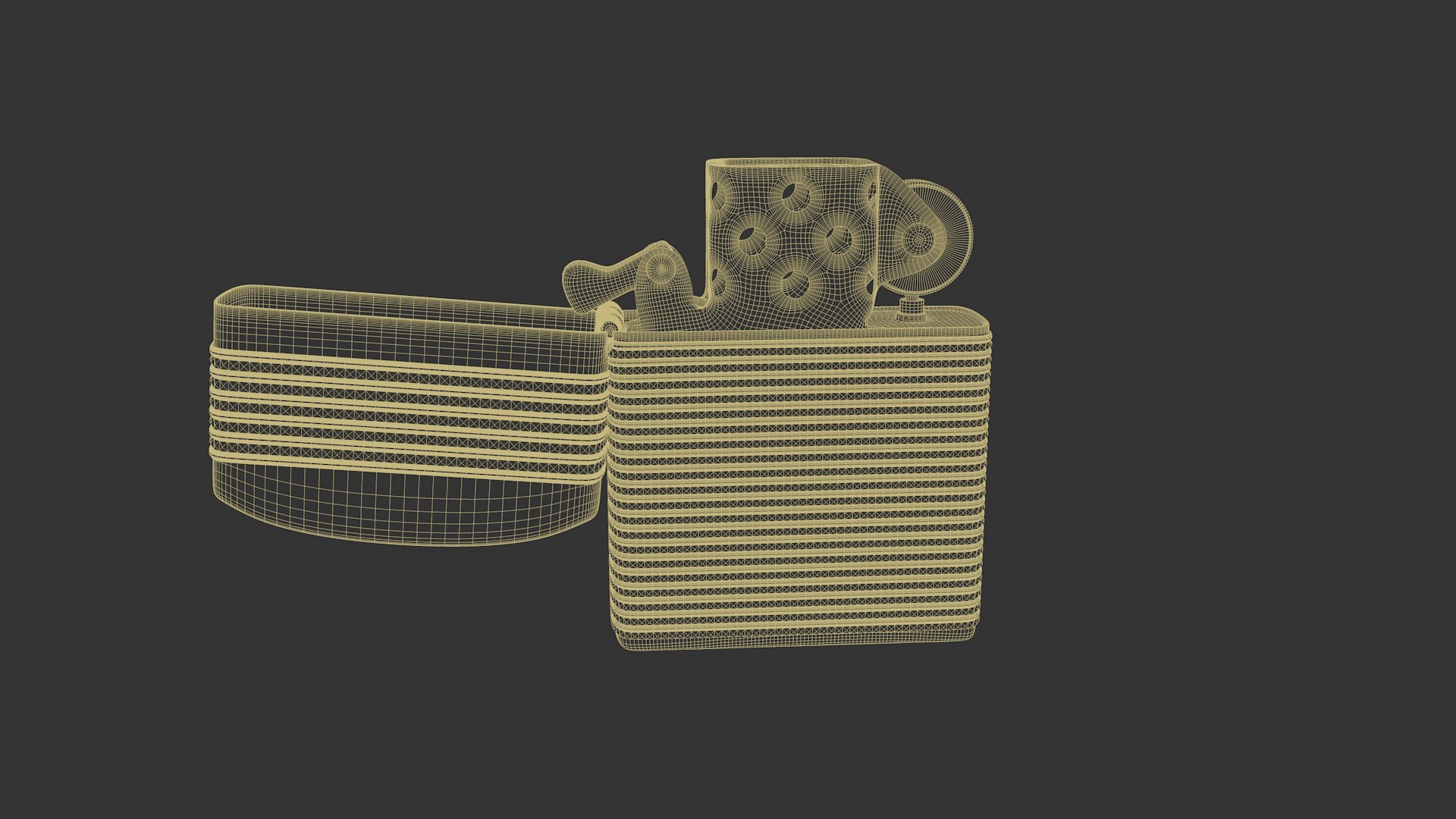 Gasoline Lighter Similar To Zippo 3D TurboSquid 1945537