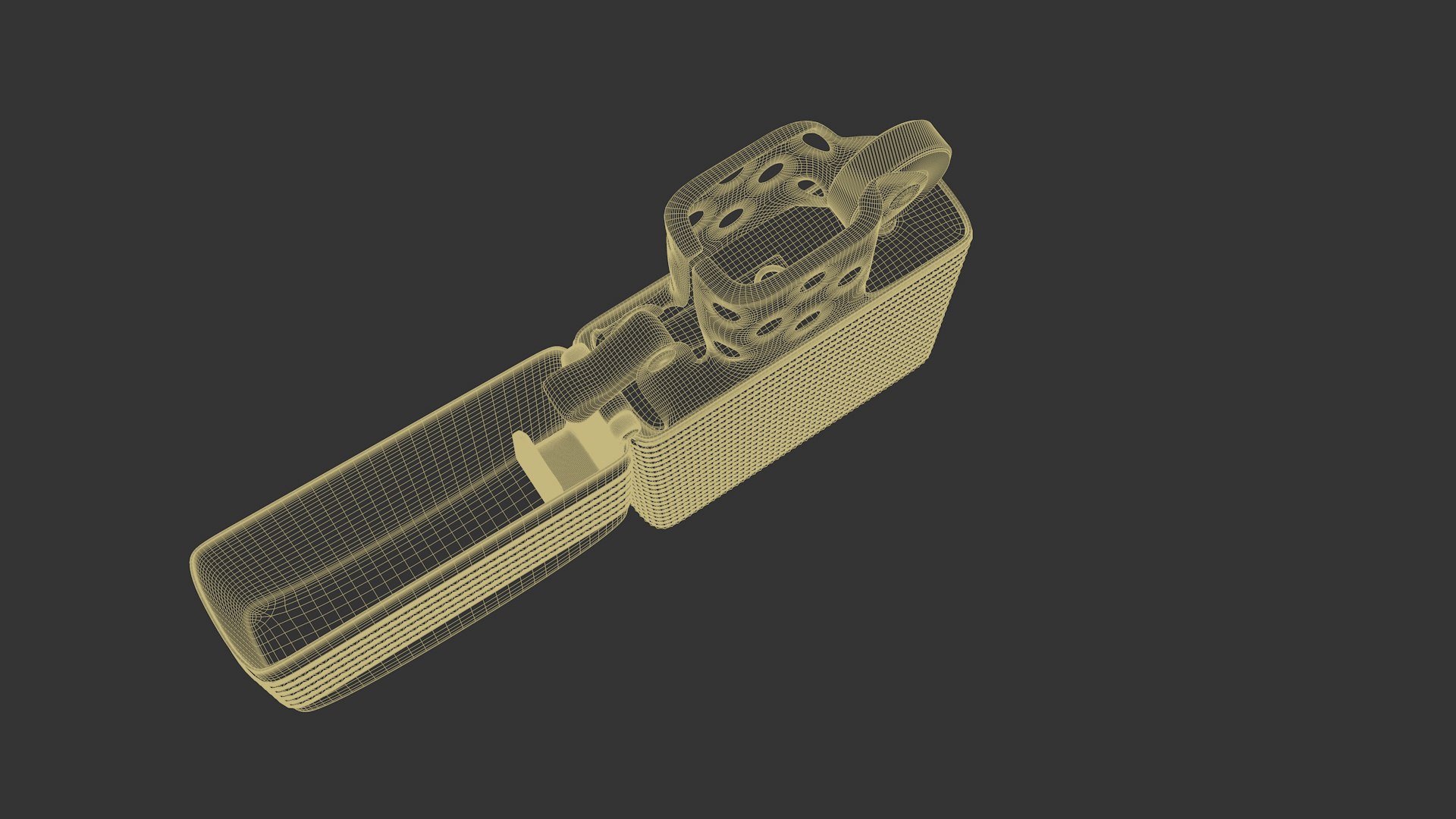 Gasoline Lighter Similar To Zippo 3D TurboSquid 1945537