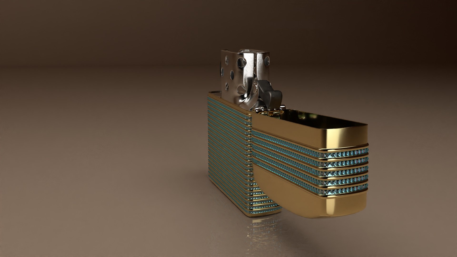 Gasoline Lighter Similar To Zippo 3D TurboSquid 1945537