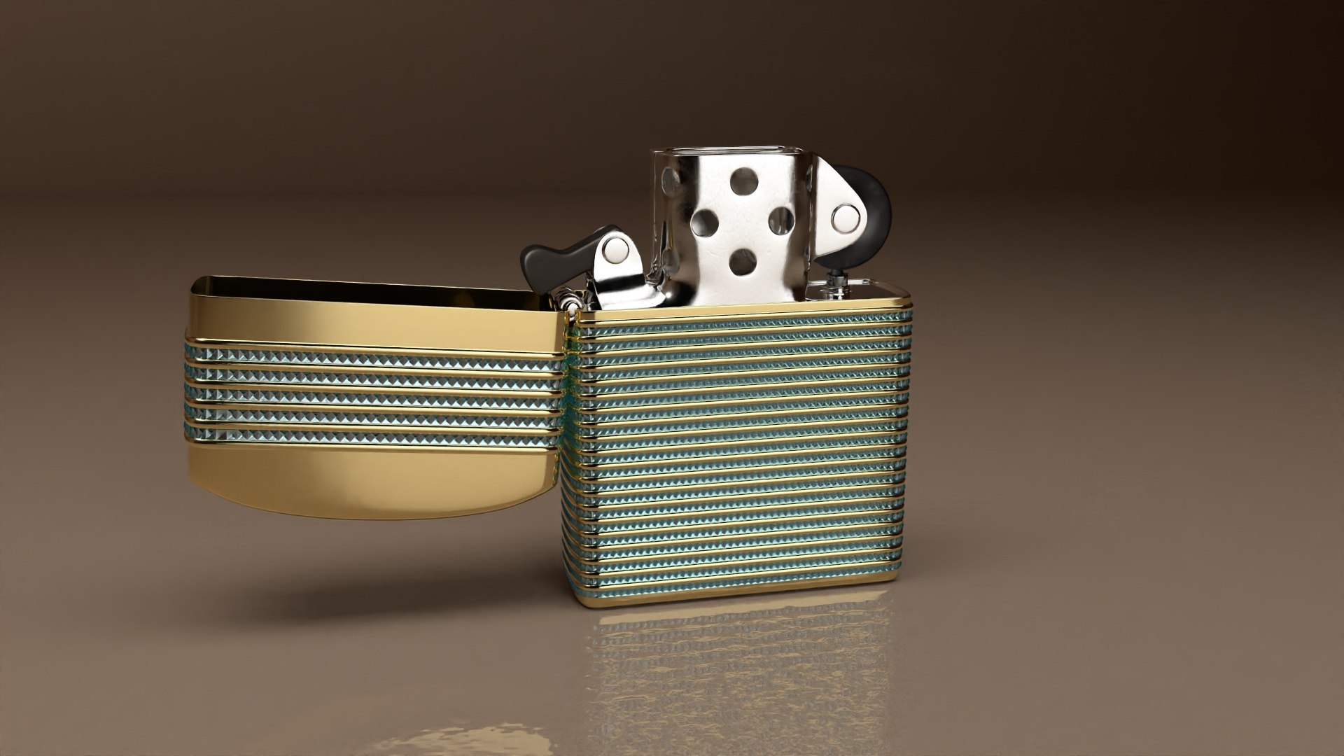 Gasoline Lighter Similar To Zippo 3D TurboSquid 1945537