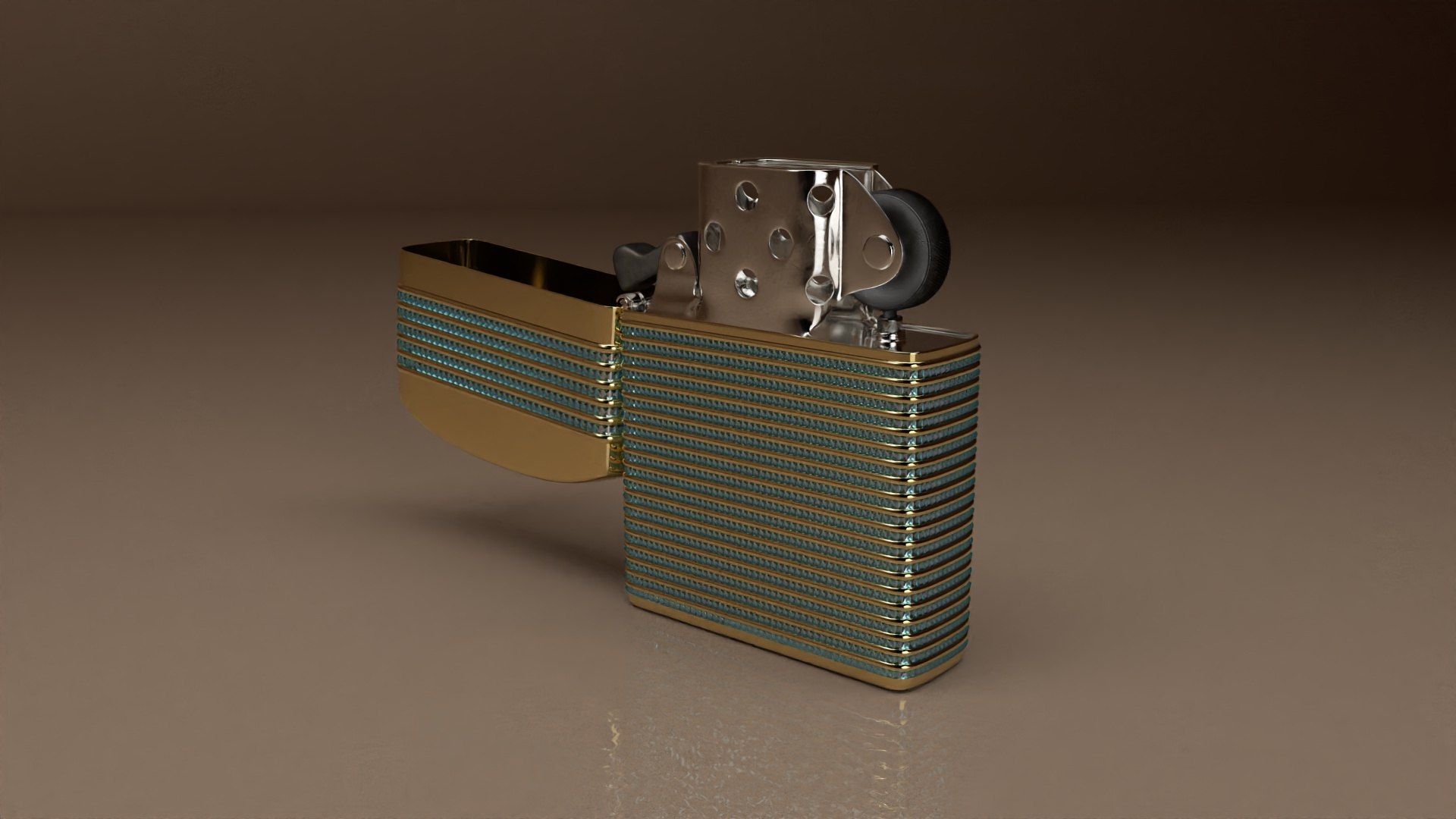Gasoline Lighter Similar To Zippo 3D TurboSquid 1945537