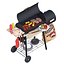 Grill mit Dekor