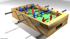 arcade soccer table 3d 3ds