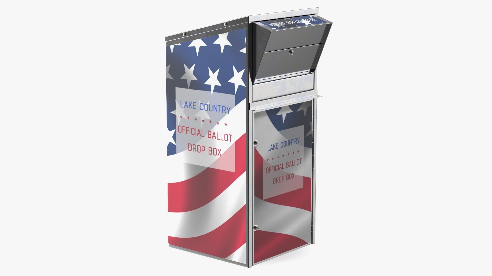 Patriotic and Voting Collection 3D model preview