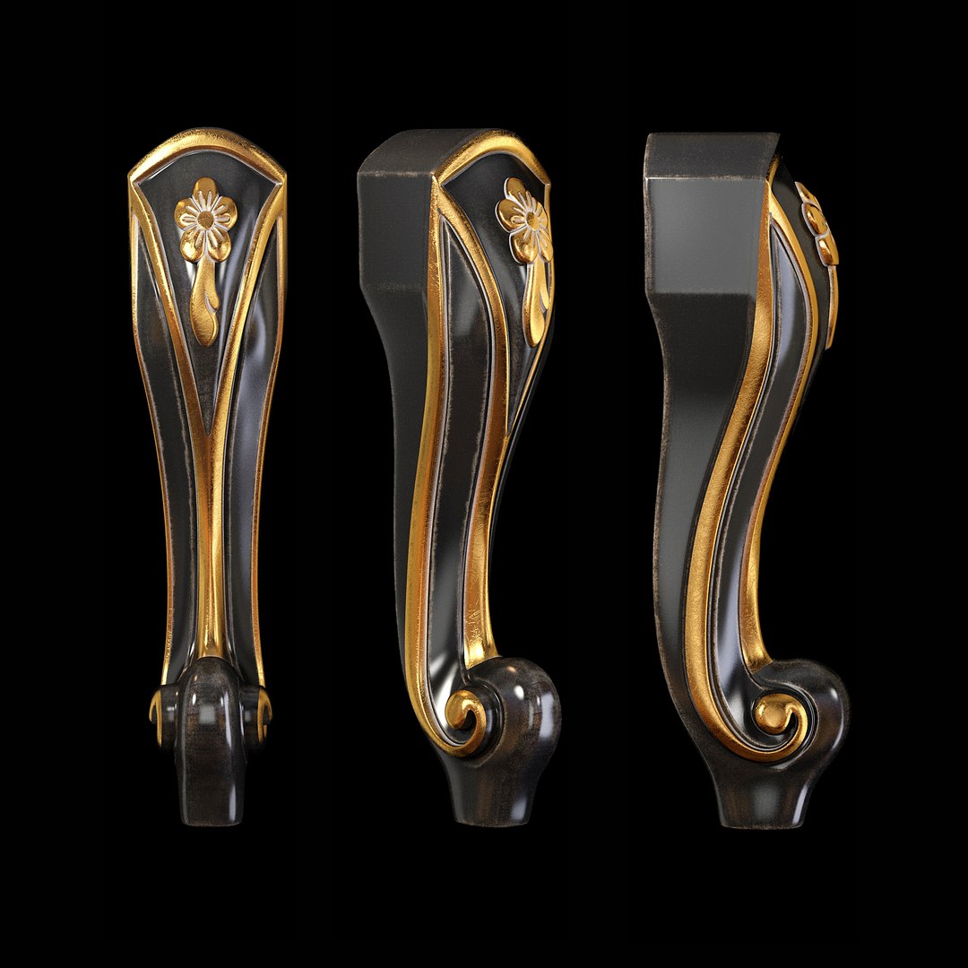 3D Classic Leg 022 Model - TurboSquid 1747427
