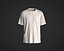 3D model Men raglan sleeve t-shirt with mesh fabric and cut and sew detailing