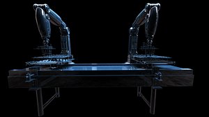 Robotic arm console Robotic automation Chip manufacturing Circuit board