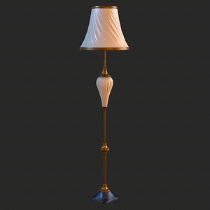 Vintage Floor Lamp PBR Game Ready