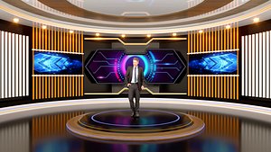 3D model Virtual set